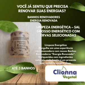 Banhos Renovadores Limpeza Energética