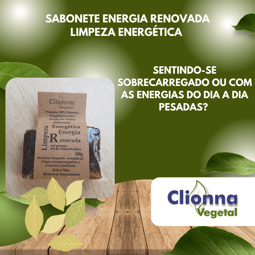 Sabonete Energia Renovada Limpeza Energética