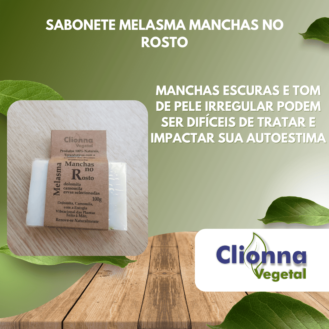 Sabonete Melasma Manchas no Rosto